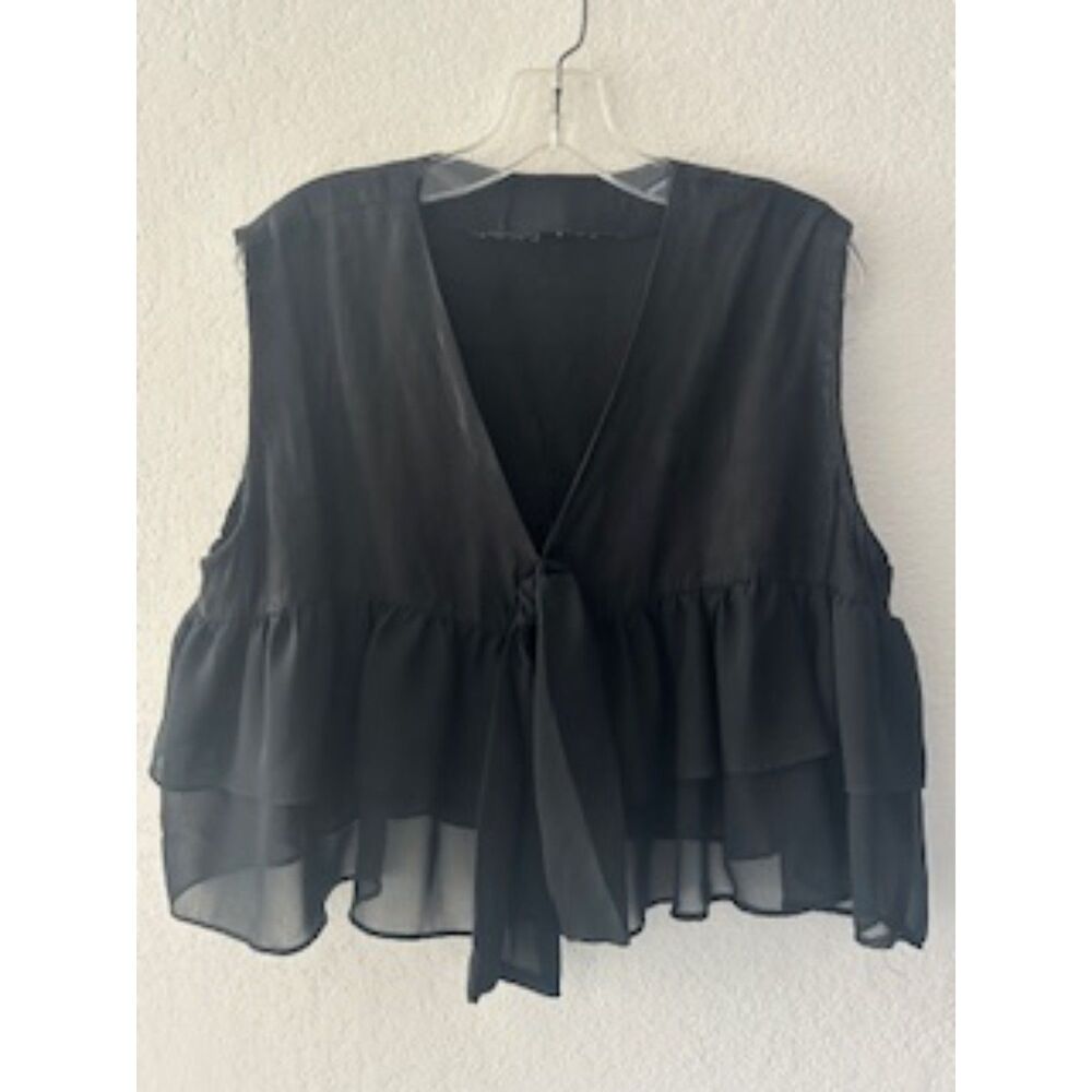Black Gothic Crop Top